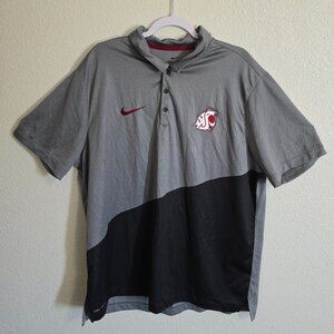 WSU Nike Dri-Fit Grey & Black  Polo
